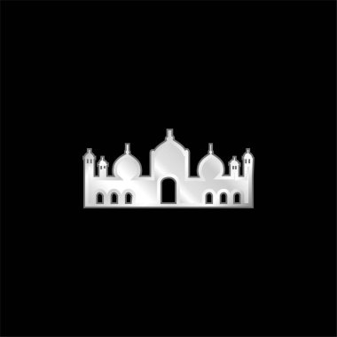 Badshahi Camii gümüş kaplama metalik ikon