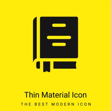 Kitap en az parlak sarı malzeme simgesi