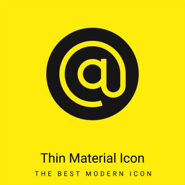 En az sarı madde simgesinde