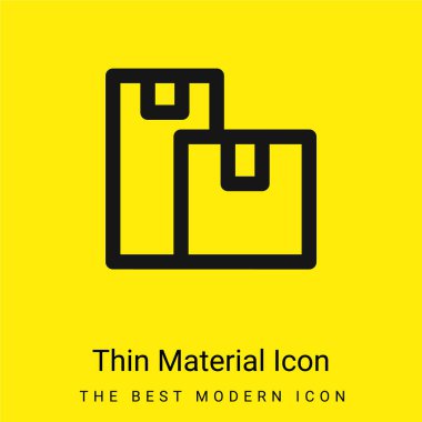 En küçük parlak madde simgesini kutular