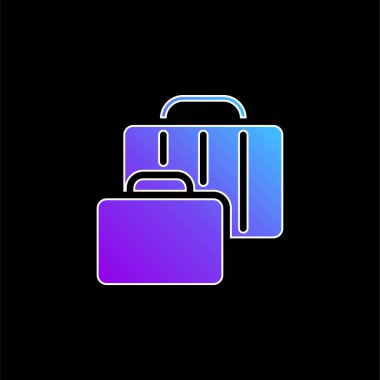 Yük mavi gradyan vektör simgesi