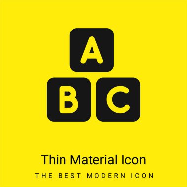 Abc Bloğu en az sarı madde simgesi