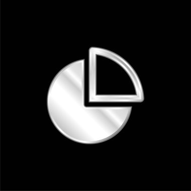 Analitik gümüş kaplama metalik simge