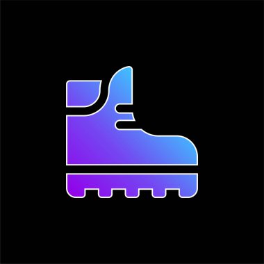 Çizme mavisi gradyan vektör simgesi