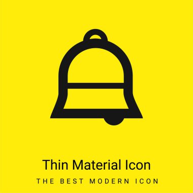 Zil en düşük düzeyde parlak sarı madde simgesi