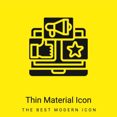 En düşük düzeyde parlak sarı malzeme simgesi tanıtılıyor