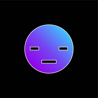 Sıkıcı mavi gradyan vektör simgesi