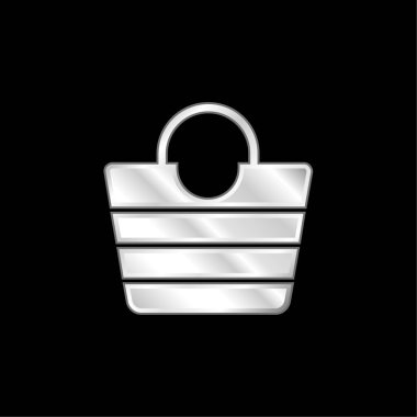 Gümüş kaplama metalik simge