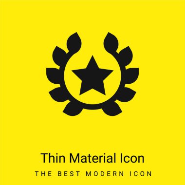 Ödül asgari düzeyde parlak sarı malzeme simgesi