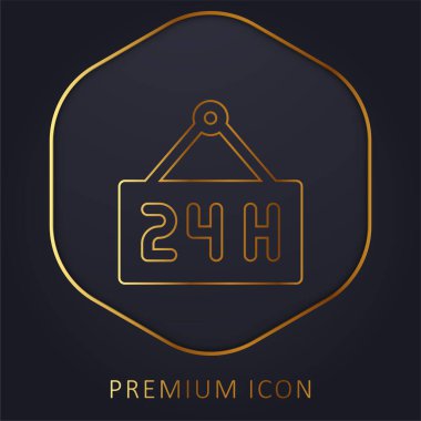 24 Saat Altın Hat prim logosu veya simgesi