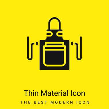 Önlük en az parlak sarı madde simgesi