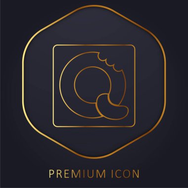 Bisquits Logo Altın Hat prim logosu veya simgesi