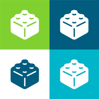 Düz Düz Düz Renk simgesi setini engelle