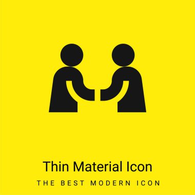 Anlaşma en az parlak sarı madde simgesi