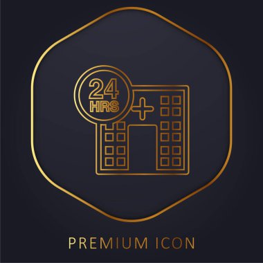 24 Saat Tıbbi Yardım Altın Hat prim logosu veya simgesi