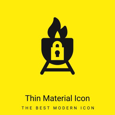 Barbekü en az sarı madde simgesi