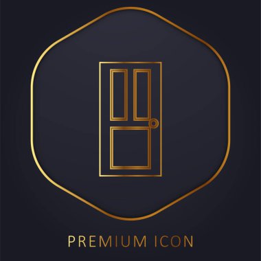 Siyah Kapı Altın Hat prim logosu veya simgesi