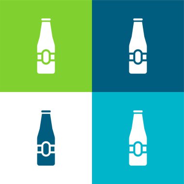 Bira Düz 4 renk en küçük simge kümesi