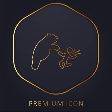 Ayı Saldırısı Altın Hat prim logosu veya simgesi