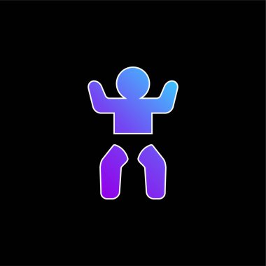 Bebek Tuvaleti Mavisi vektör simgesi