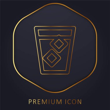 Büyük Spirit altın çizgisi logosu veya simgesi