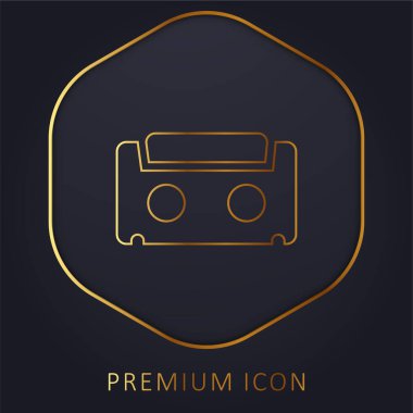 Altın hat prim logosu veya simgesi ses kaydı