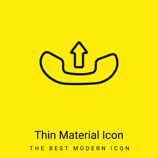 Answer A Call minimal bright yellow material icon