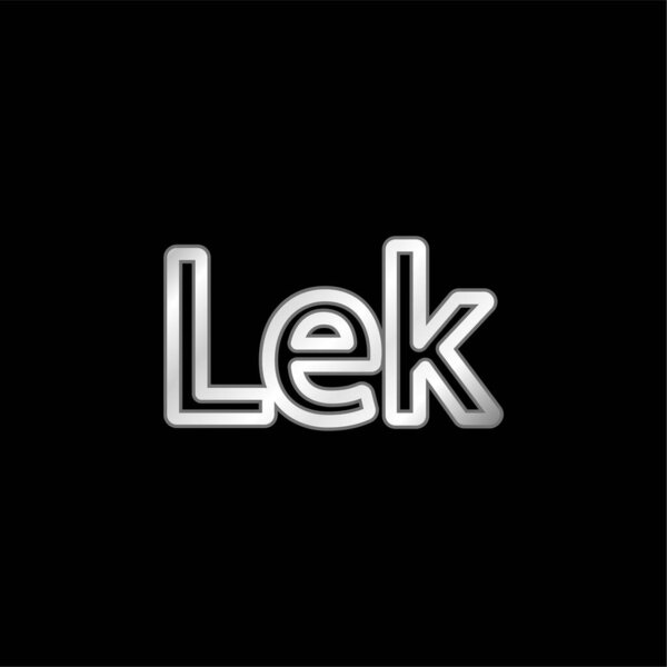 Албания Лек Символ серебристой металлической иконы