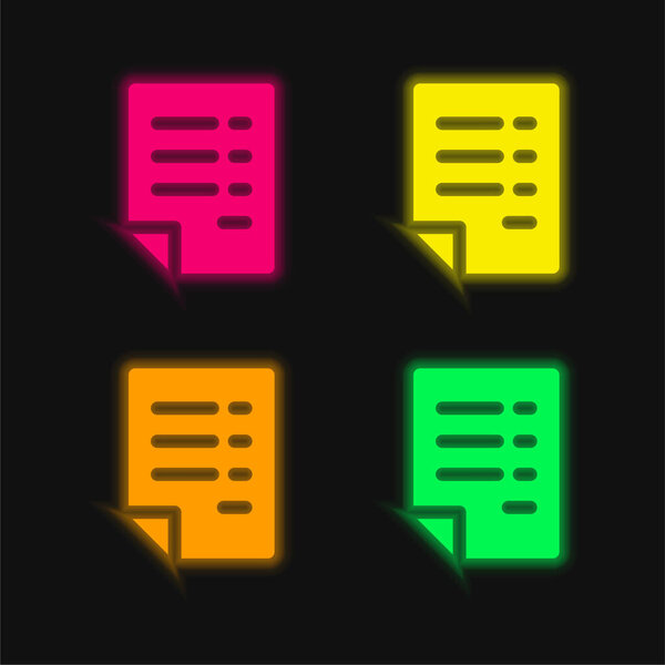 Иконка светящегося неонового вектора