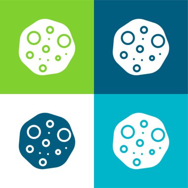 Asteroid Düz Düz Renk en düşük simge kümesi