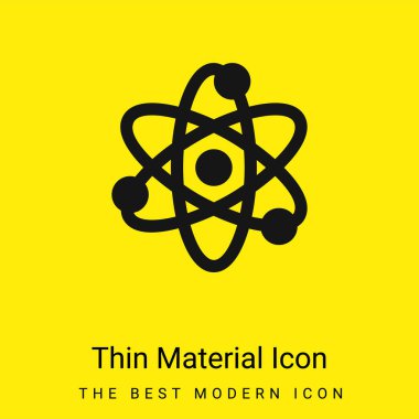 Atom minimal parlak madde simgesi