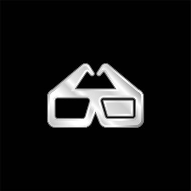 3B gümüş kaplama metalik simge