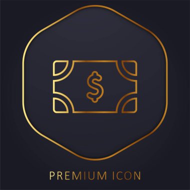 Bill Golden Line premium logosu veya simgesi