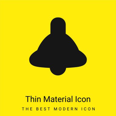 Zil en düşük düzeyde parlak sarı madde simgesi