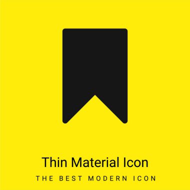 Yer imi en az parlak sarı madde simgesi