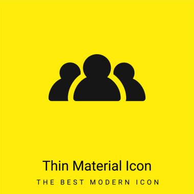 Seyirci en az parlak sarı madde simgesi