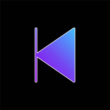 Arka mavi gradyan vektör simgesi