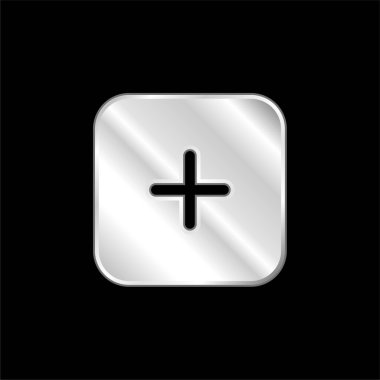 Gümüş kaplama metalik simge ekle