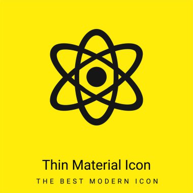 Atom minimal parlak madde simgesi