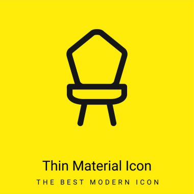 Bebek koltuğu en az parlak sarı madde simgesi