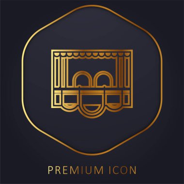 Kutu Koltuğu Altın Hat prim logosu veya simgesi