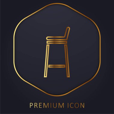 Bar Taburesi Altın Hat prim logosu veya simgesi
