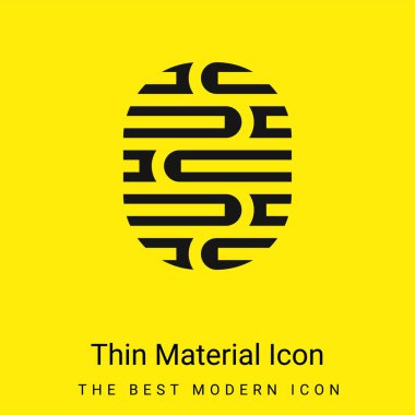 Beyin en az parlak sarı madde simgesi