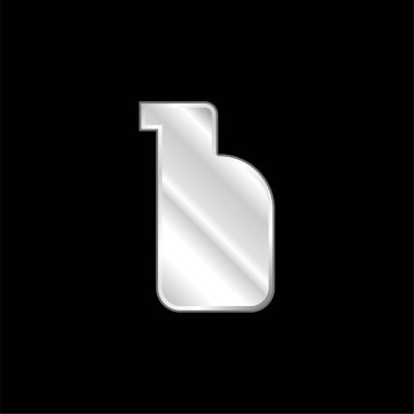 Beyazlatıcı gümüş kaplama metalik simge