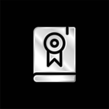 Gümüş kaplama metalik simge