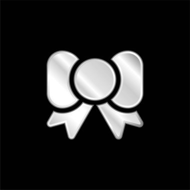 Gümüş kaplama metalik simge