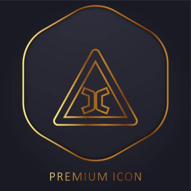 Köprü İmzası Altın Hat prim logosu veya simgesi