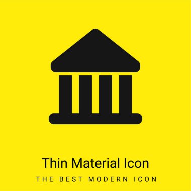 Banka Binası Asgari Parlak Sarı Madde simgesi