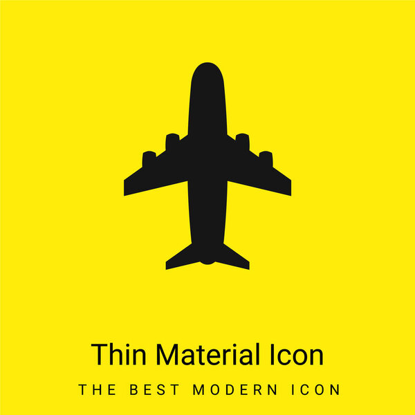 Минимальная ярко-жёлтая иконка