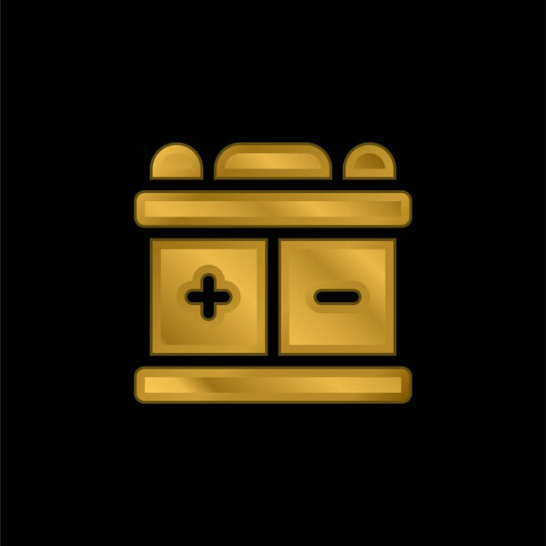 Металлическая иконка или вектор логотипа